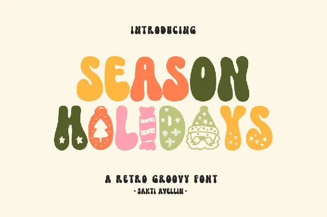 Season Holidays font