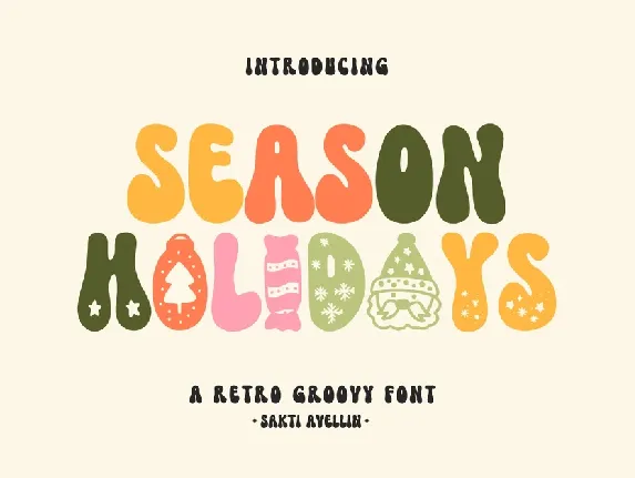 Season Holidays font