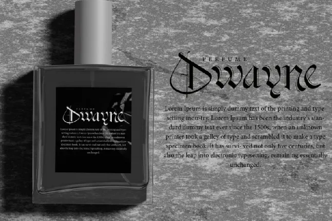 Black Gothics font