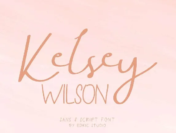 Kelsey Wilson Duo font