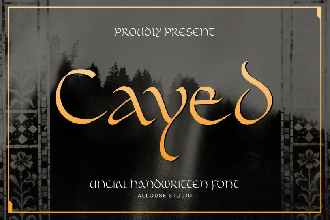 Cayed font