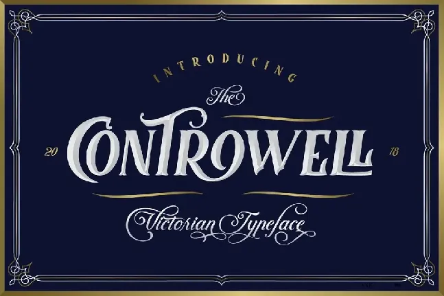 Controwell Victorian Typeface font