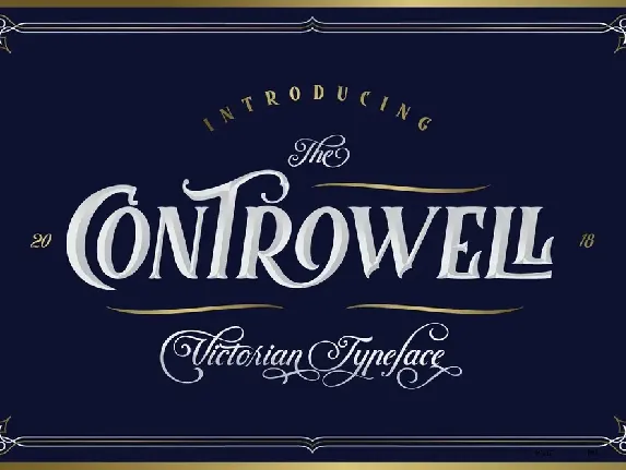 Controwell Victorian Typeface font