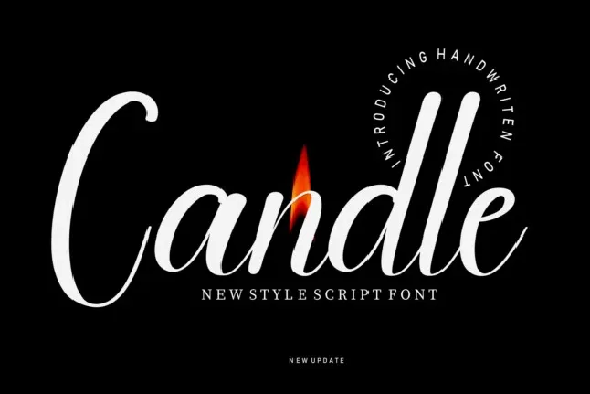 Candle Script Typeface font