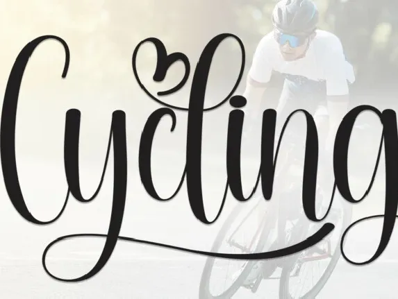 Cycling font