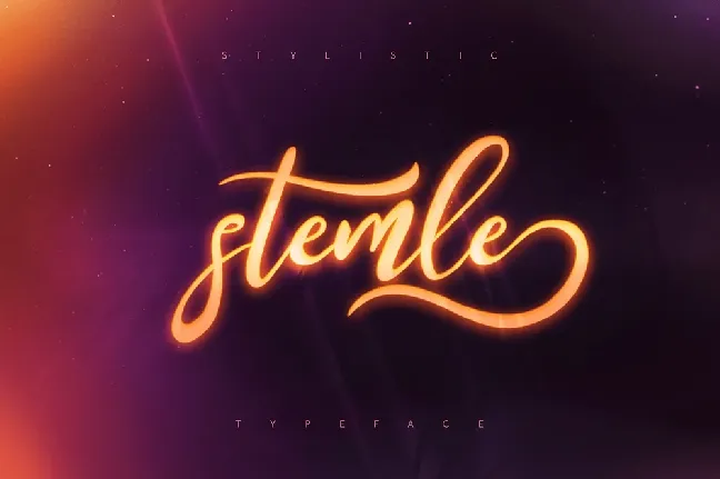 Stemle Stylistic Free font