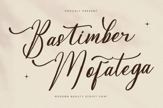 Bastimber Mofatega font