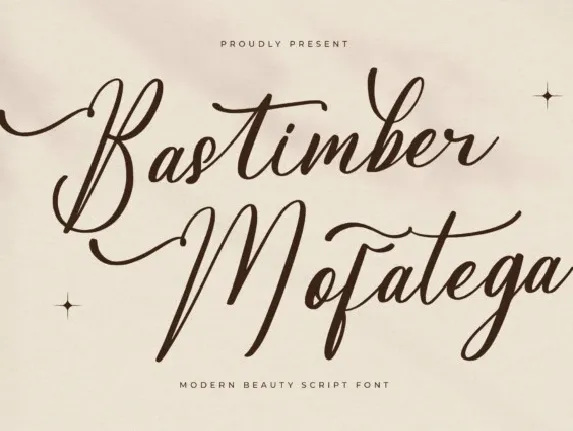 Bastimber Mofatega font