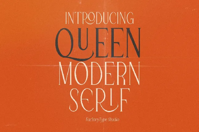 Queen Serif font