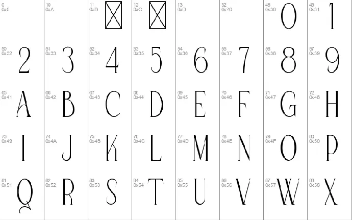 Queen Serif font