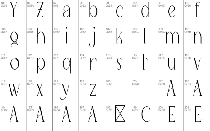 Queen Serif font