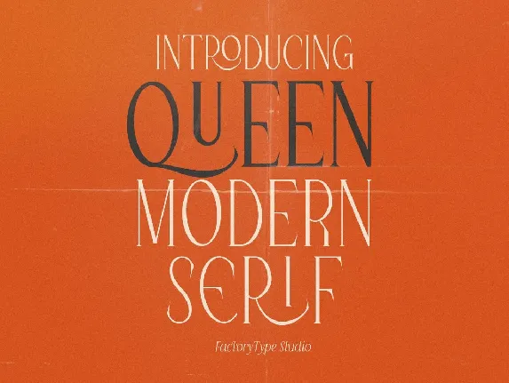 Queen Serif font