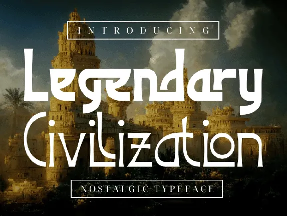 Legendary Civilization Demo font