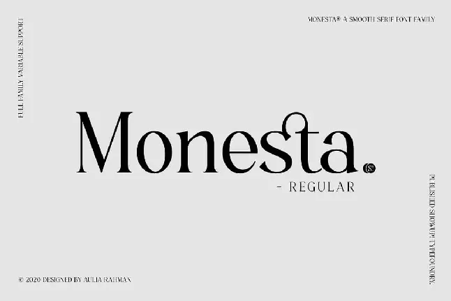 Monesta font