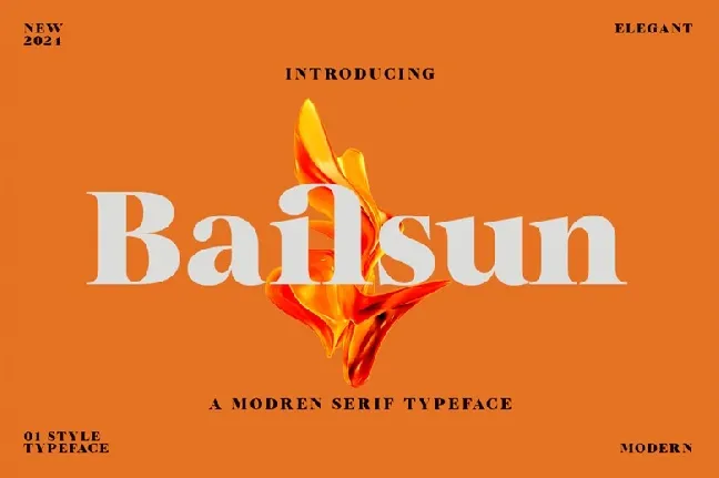 Bailsun Family font