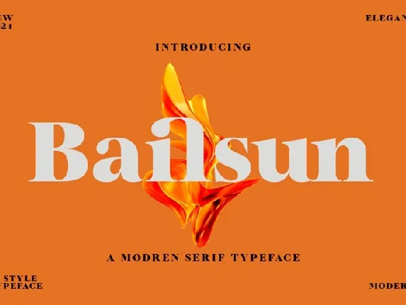 Bailsun Family font