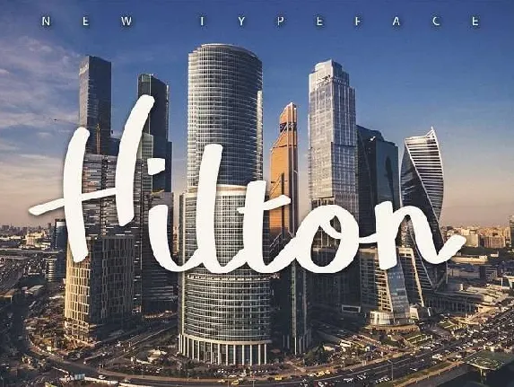 Hilton Typeface Free font