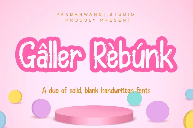 Galler Rebunk font