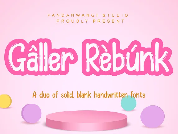 Galler Rebunk font