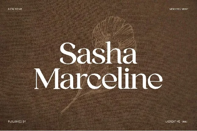 Sasha Marceline font