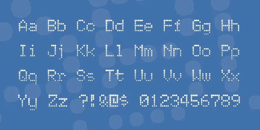 Atomic Clock Radio font