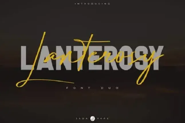 Lanterosy Duo font