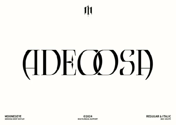 Adeoosa font