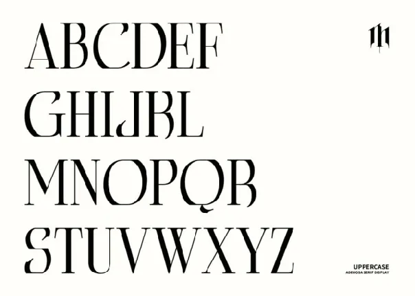 Adeoosa font