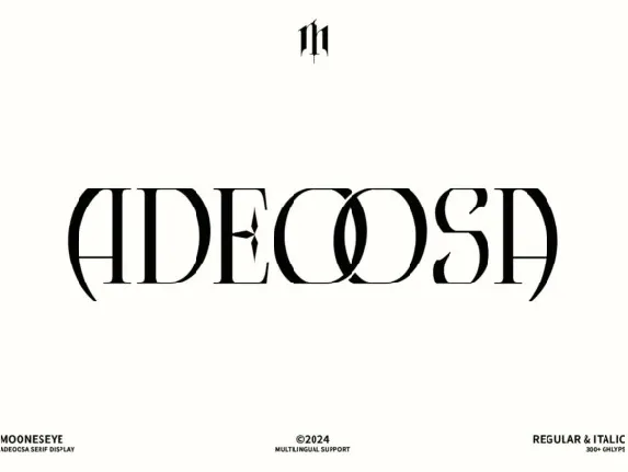 Adeoosa font