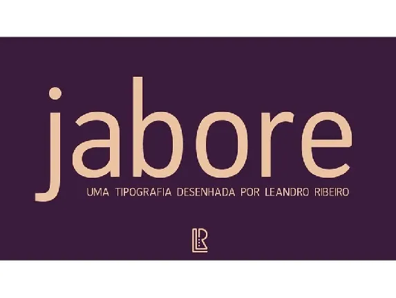 Jabore font