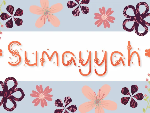 Sumayyah font