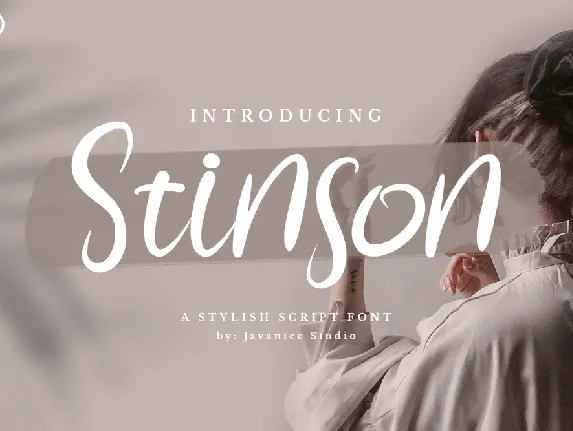 Stinson font