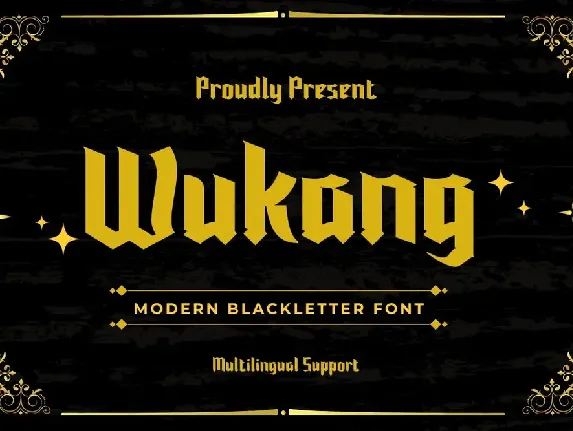 Wukang font