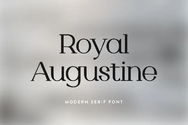 Royal Agustine font