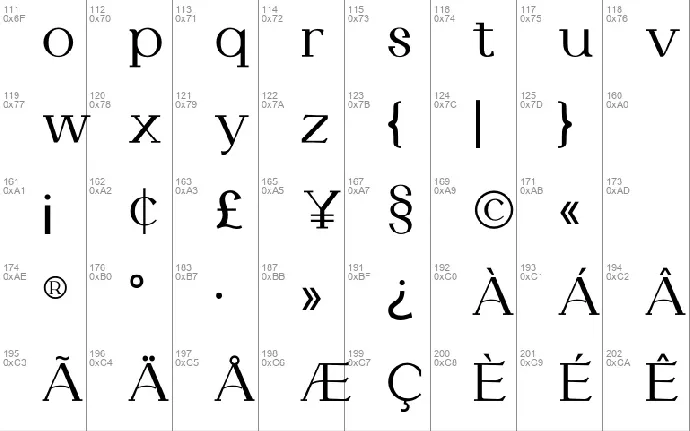 Royal Agustine font