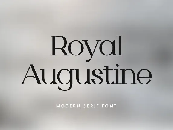 Royal Agustine font