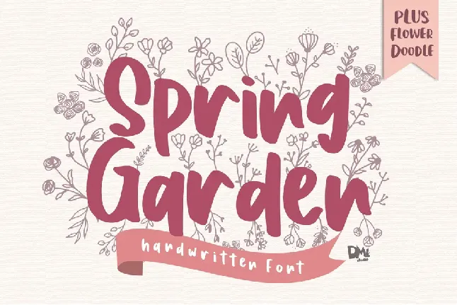 Spring Garden font