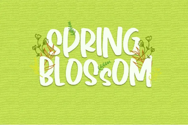 Spring Garden font