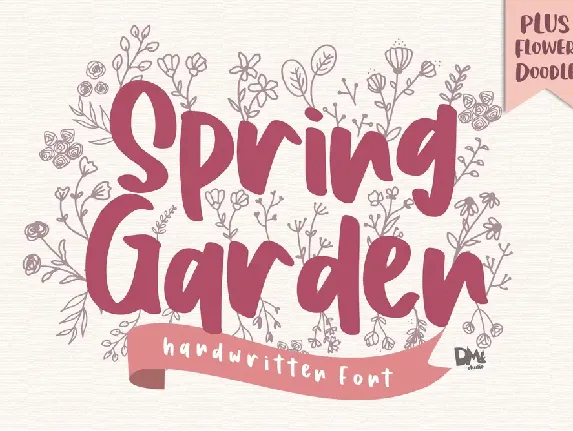 Spring Garden font