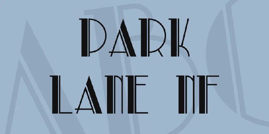 Park Lane NF font