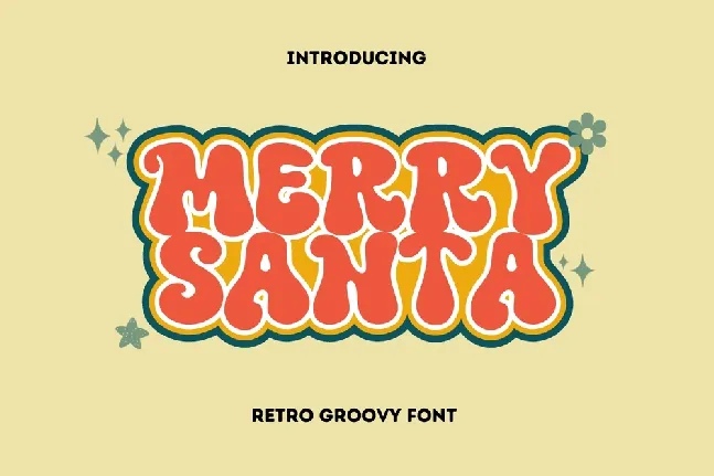 Merry Santa font