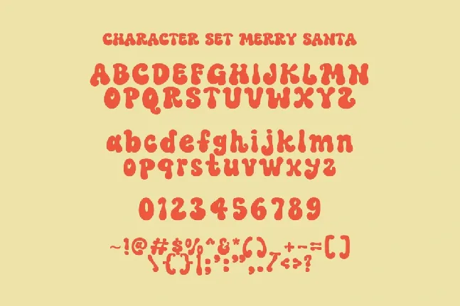 Merry Santa font