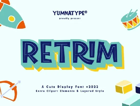 Retrim font