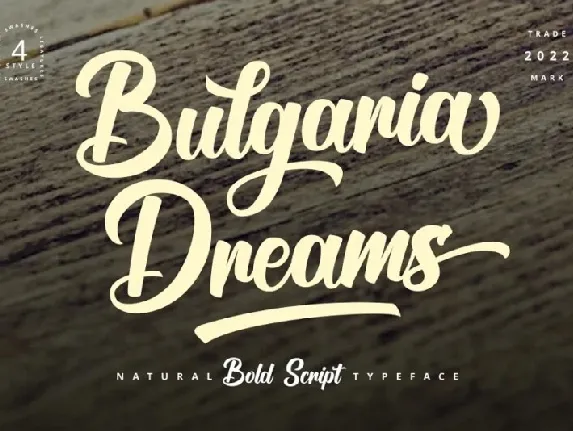 Bulgaria Dreams font