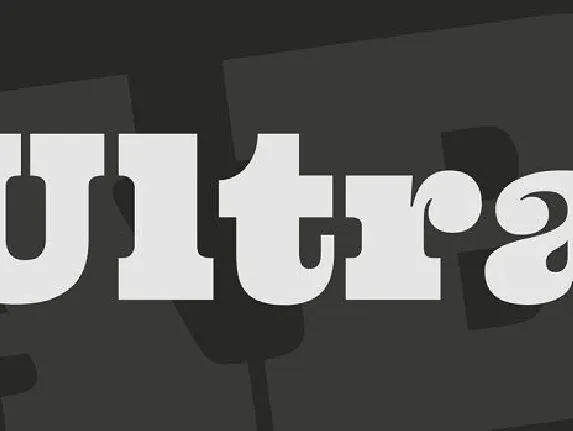 Ultra font