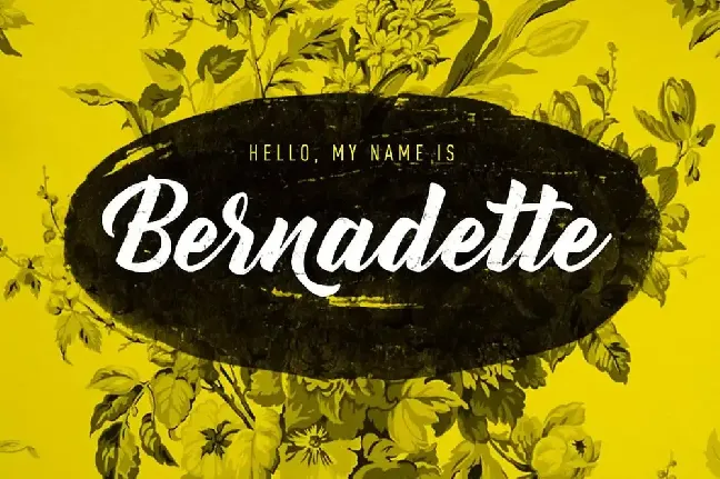 Bernadette Script font