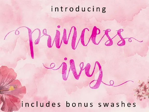 Princess Ivy Script Free font