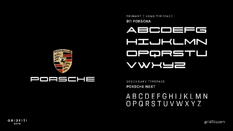 Porsche font