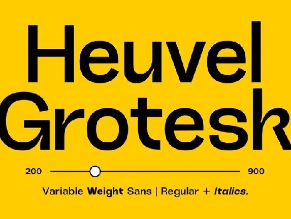 Heuvel Grotesk font