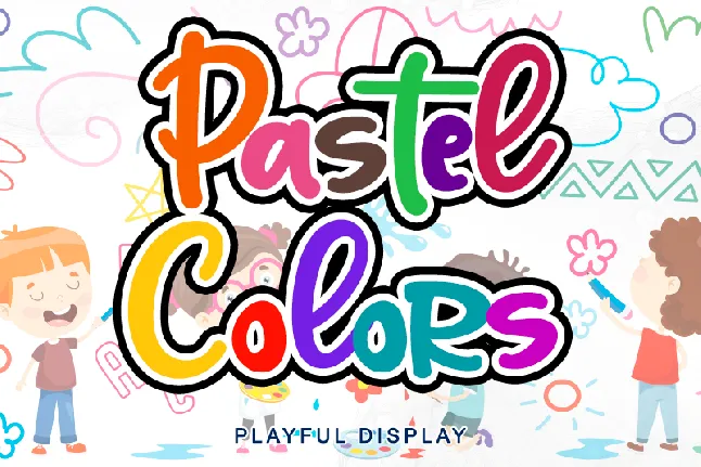 Pastel Colors font